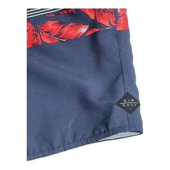 Reef Board Shorts Swim Trunks Floral Striped Mens Size 36 Hybrid Surf‎ Craft - Picture 7 of 10